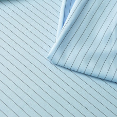 Тканина костюмна Plazma stripe блакитна