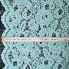 Тканина гіпюр Індонезія блакитний