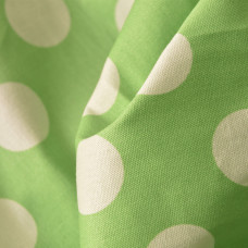 Тканина поплін стрейч Горох м'ята