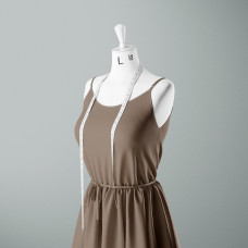 Тканина котон поплін темний беж