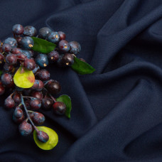 Тканина костюмна габардин 150 см 155 г/м2 для костюмів, уніформи, брюк, спідниць, жакетів, суконь, декору т/синя