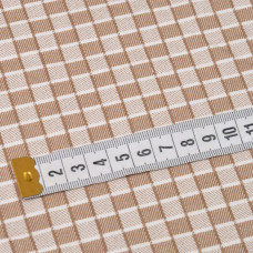 Тканина костюмна Клітка шахівниця беж