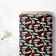 Тканина плательна штапель Бренді Calvin Klein чорний