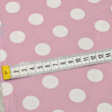 Тканина плательна креп Горох середній горох св/бузок