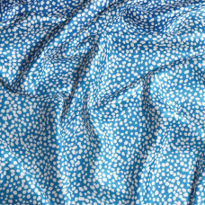 Тканина атлас шовк стрейч бісер бірюза