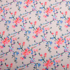 Тканина сатин Fendi V-6/2 Гілочки сірий