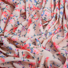 Тканина сатин Fendi V-6/2 Гілочки сірий