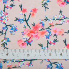 Тканина сатин Fendi V-6/2 Гілочки сірий