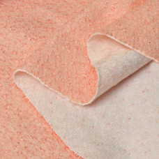 Тканина пальтова Букле Лоранс персик