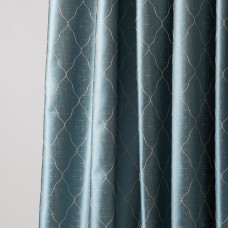 Тканина порт'єрна жакардова Нео Класика V-805 бірюза