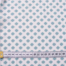 Платтяна тканина з малюнком супер софт загадка білий