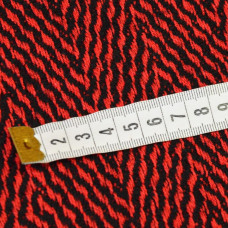 Тканина пальтова Олена червона рогожка вовна