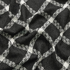 Тканина костюмна Букле чорно/біла