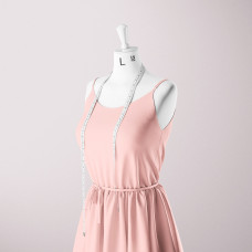 Тканина костюмна бавовна поплін V-5 пудра