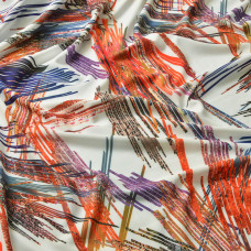 Тканина плательна супер софт соломка корал