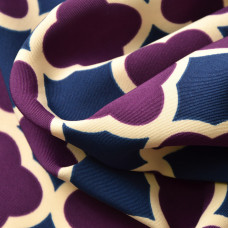 Тканина костюмна креп Prada Мeri фіолет