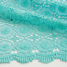 Тканина платня Макраме бірюза