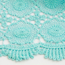 Тканина платня Макраме бірюза