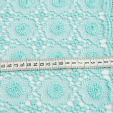 Тканина платня Макраме бірюза