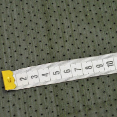 Тканина шифон Горошок флок люрекс папороть