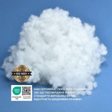 Наповнювач для подушок IDEIA антиалергенний 200 г у вигляді пухнастих кульок для декору сніг штучний