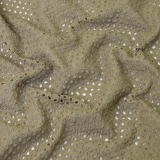 Тканина батист прошва з вишивкою Юніс лавр