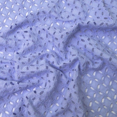 Тканина батист прошва з вишивкою Натхнення бузок