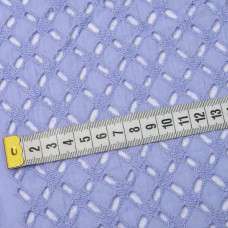 Тканина батист прошва з вишивкою Натхнення бузок