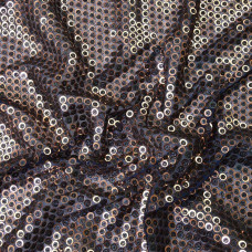 Тканина паєтка Аріадна т/синя