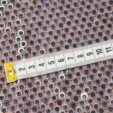 Тканина паєтка Аріадна т/синя