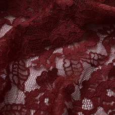 Тканина гіпюр Фламенко бордо