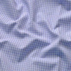 Тканина сорочкова Клітка фіолет/бузок