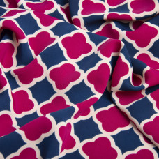 Тканина костюмна креп Prada Мeri бордо