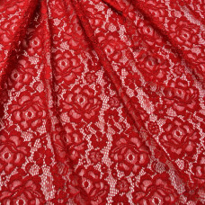 Тканина гіпюр Аріадна вишня