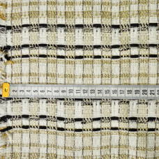 Тканина костюмна Букле Бонні біла