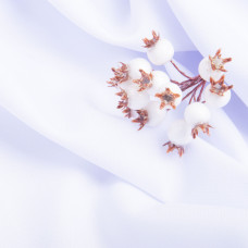 Тканина костюмна габардин 150 см 155 г/м2 для костюмів, уніформи, брюк, спідниць, жакетів, суконь, декору  біла