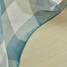 Тканина тюль мішковина Квадрат V-07 мор хвиля