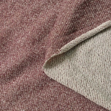 Тканина трикотаж Двохнітка металік V-9 бордо