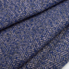 Тканина пальтова Haringbon V-1/2 синя