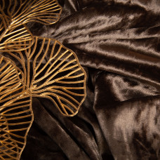 Тканина оксамит Li т/синій однотонний, Туреччина, Туреччина, оксамит, для суконь, 98%пе/2%еластан, поліестр, мокко, 1,4-1,5, 247