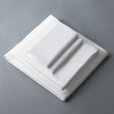 Простирадло на ліжко сатин євро 180х270 см IDEIA бавовна натуральна преміум для готелів та дому