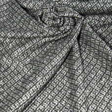 Тканина трикотаж жаккард V-D3 Fendi сіра