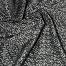Тканина трикотаж Жаккард V-D1 Техно чорна