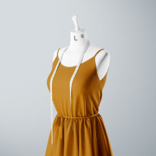 Тканина плательна штапель твіл карі