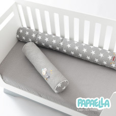 Бортик валик захисний мультифункціональний PAPAELLA 60х15 см 120х15 см дитяче ліжечко