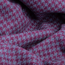 Тканина костюмна HW-3243 Лапка мерло сіра