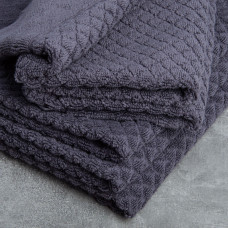 Полотенце махровое жаккардовое Аврора TM IDEIA 50х90 см графіт