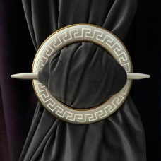 Підхоплення для штор декоративне V-4-6 cрібло мат/т.антик