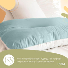 Подушка П-форми IDEIA 140х75х20 см U-shape для вагітних, реабілітації та щоденного комфорту, з наволочкою на блискавці