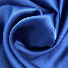 Тканина плательна атлас Isabella синя